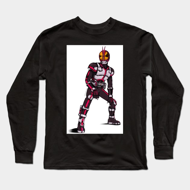 masked rider 555 Long Sleeve T-Shirt by waitochan